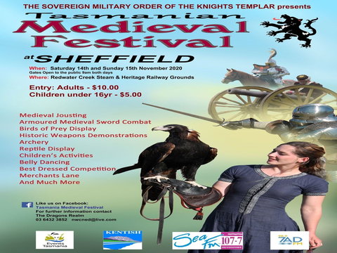 Sheffield Tasmania Medieval Festival 2020 - Pubs Melbourne 0