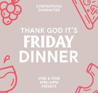 Thank God It's Friday Dinner - Vine and Dine - Pubs Melbourne