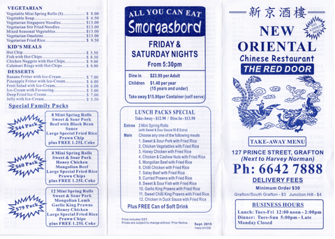 New Oriental Chinese Restaurant (The Red Door) - Pubs Melbourne 1