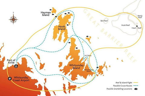 Reef And Island Scenic Flight From Airlie Beach - Pubs Melbourne 0